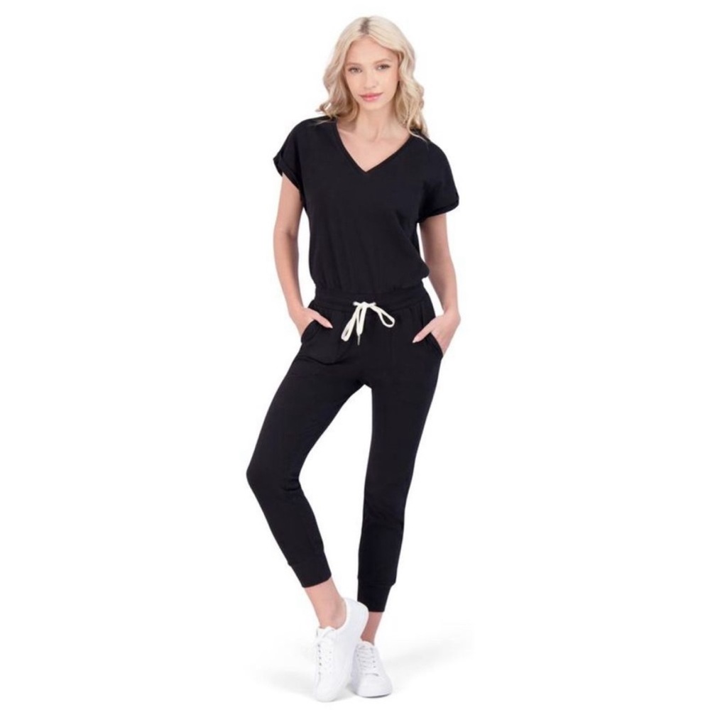 NWT n:PHILANTHROPY Lawes Women’s Short Sleeve Cotton V-Neck Jumpsuit